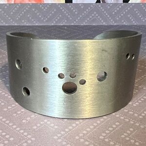 Scout Silver Taurus Cuff Bracelet with Taurus ♉️ Constellation Circular Cutouts